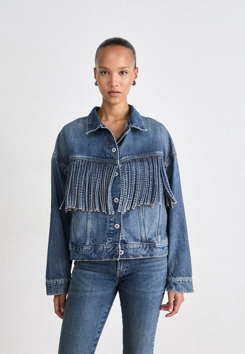 LOU - Veste en jean - dark blue