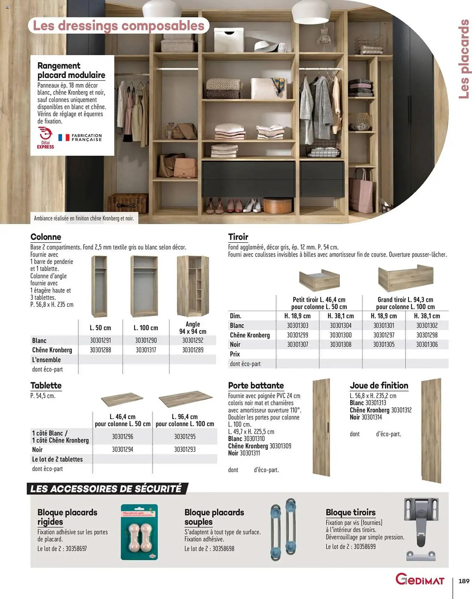 Catalogue Gedimat du 14 avril au 30 avril 2026 - Catalogue page 189