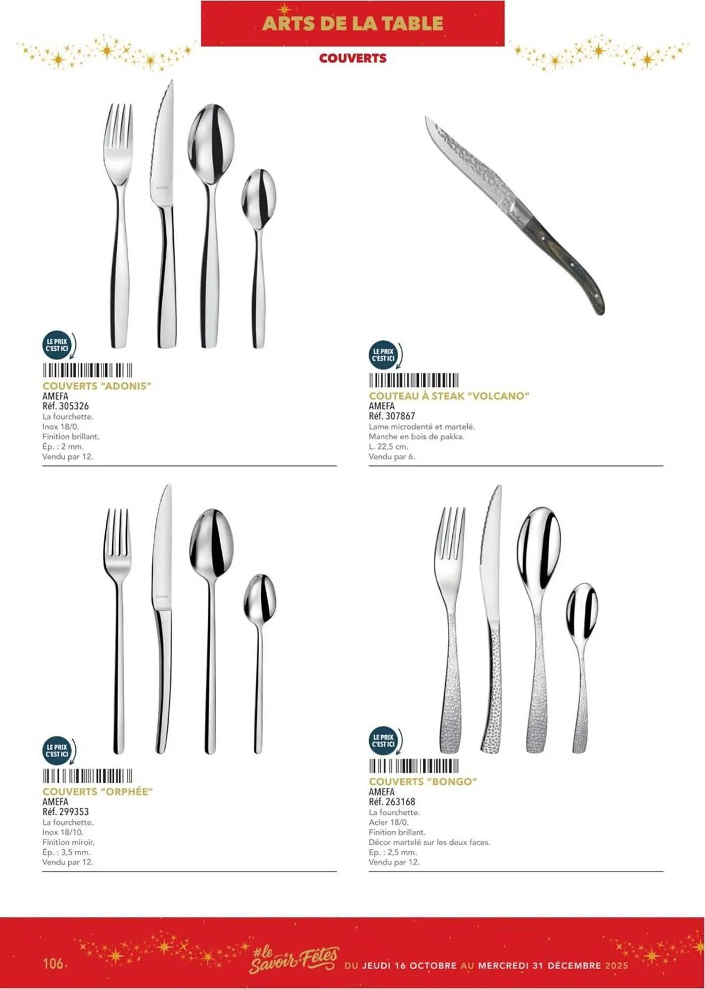 Catalogue METRO du 16 octobre au 31 décembre 2025 - Catalogue page 106