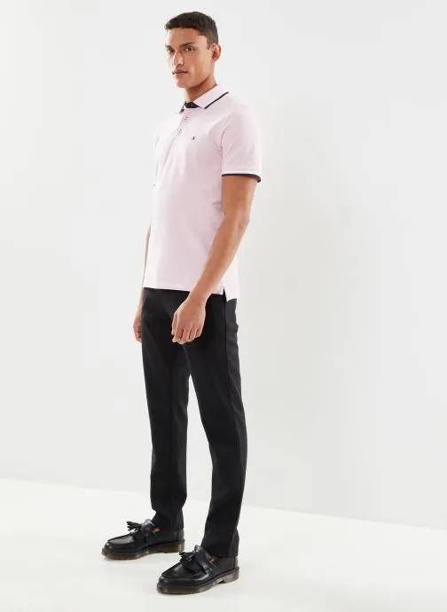 Polo - JJEPAULOS POLO SS NOOS - Rose