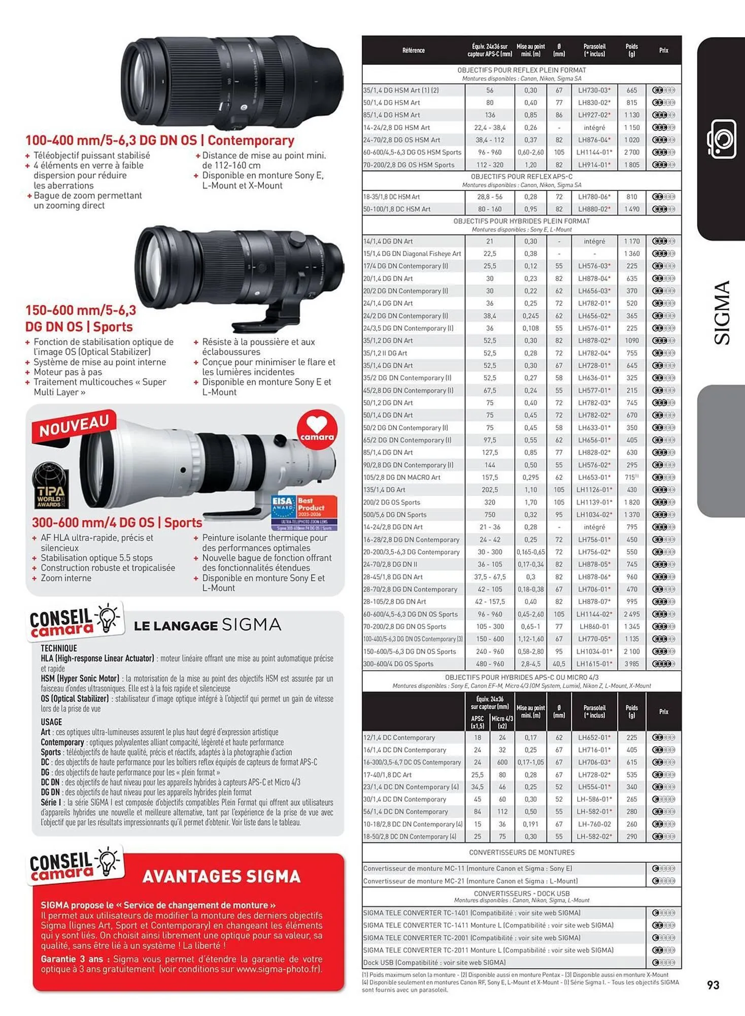 Catalogue Camara du 6 janvier au 31 décembre 2026 - Catalogue page 93