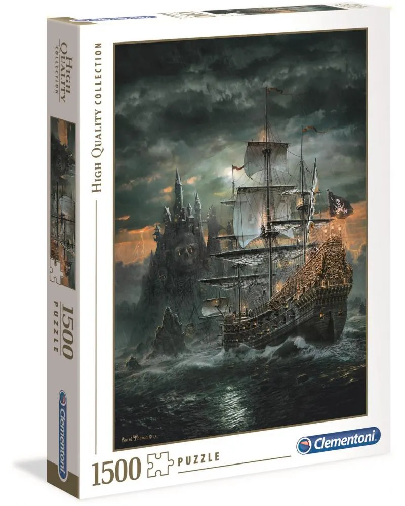 PUZZLE HIGH QUALITY 1500 PIECES - THE PIRATE SHIP