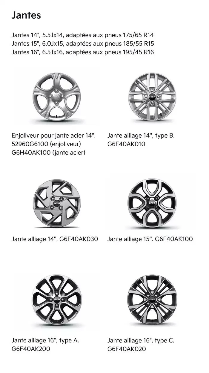 KIA Nouvelle Picanto - Accessoires du 26 septembre au 17 septembre 2025 - Catalogue page 10