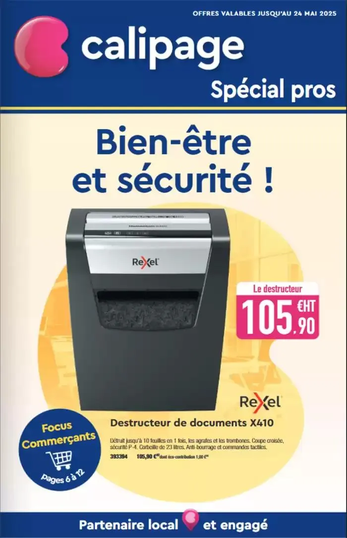 Bien-être et sécurité ! du 16 avril au 24 mai 2025 - Catalogue page 1