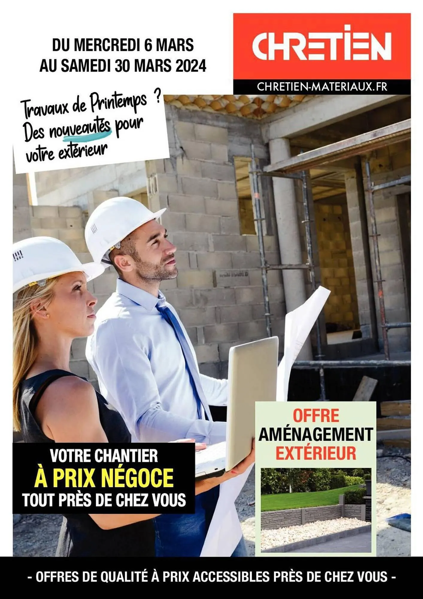 Catalogue Chretien Matériaux du 11 mars au 30 mars 2024 - Catalogue page