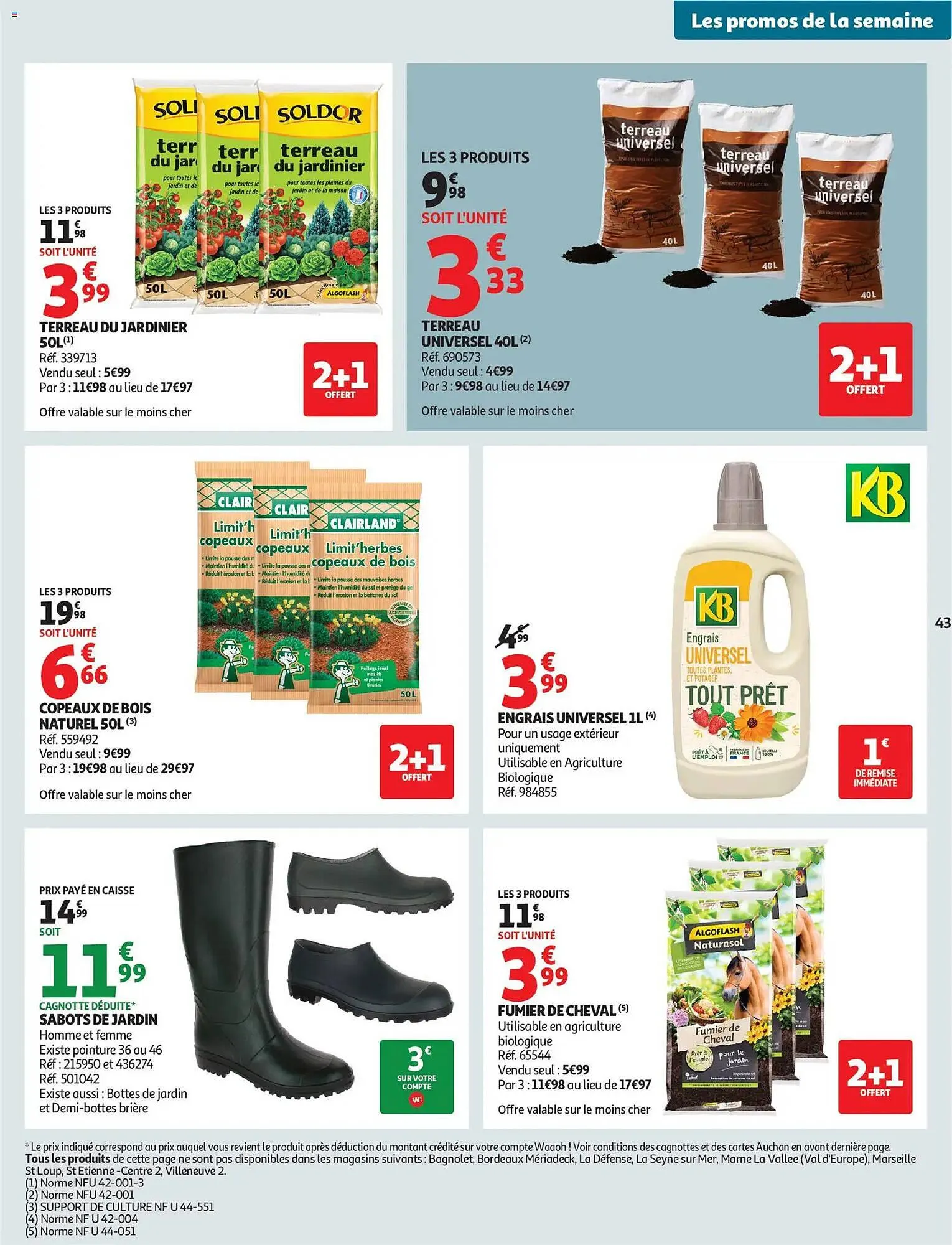 Catalogue Auchan du 17 mars au 22 mars 2026 - Catalogue page 43