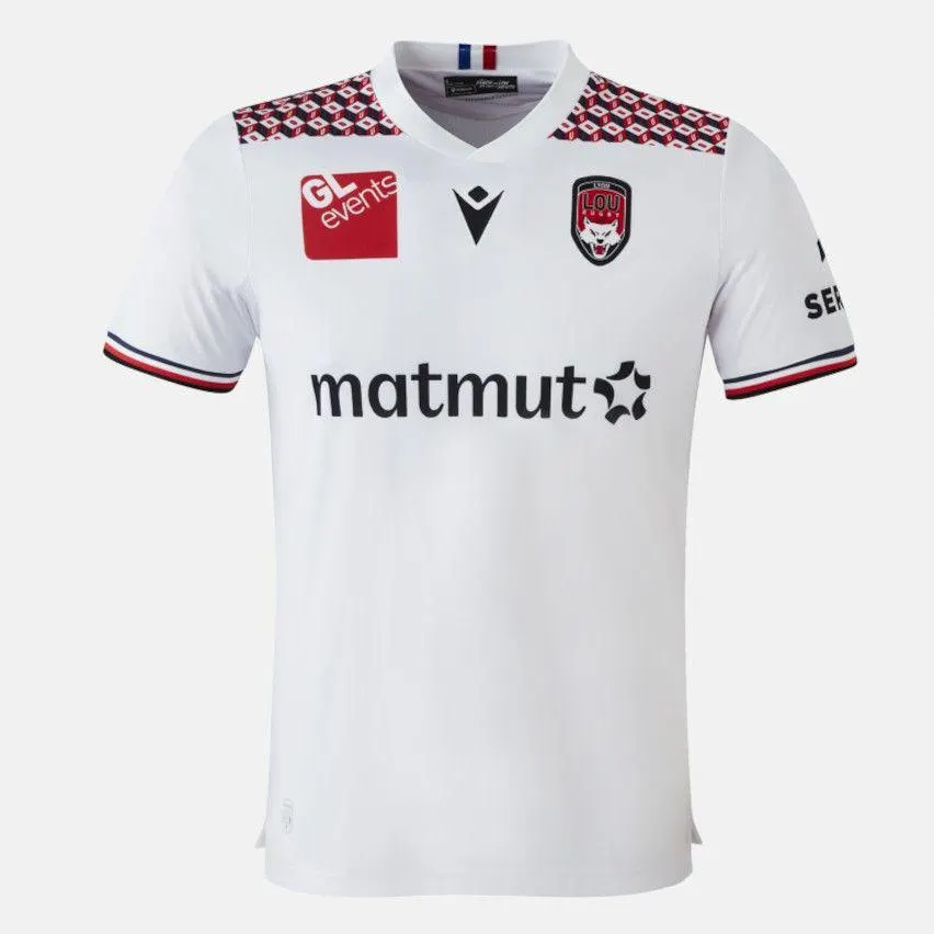 Maillot Rugby Lyon Third Blanc 2023/2024 - Macron