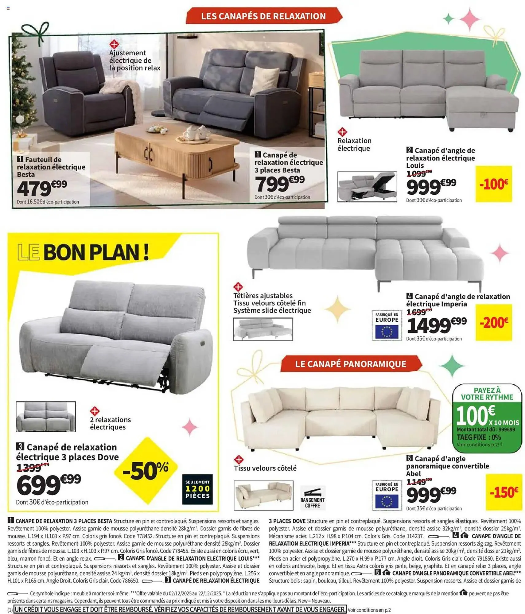 Catalogue Conforama du 2 décembre au 25 décembre 2025 - Catalogue page 10