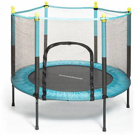 SHOP-STORY - KIDINE : Trampoline Multifonctions Enfants avec Filet de Sécurité