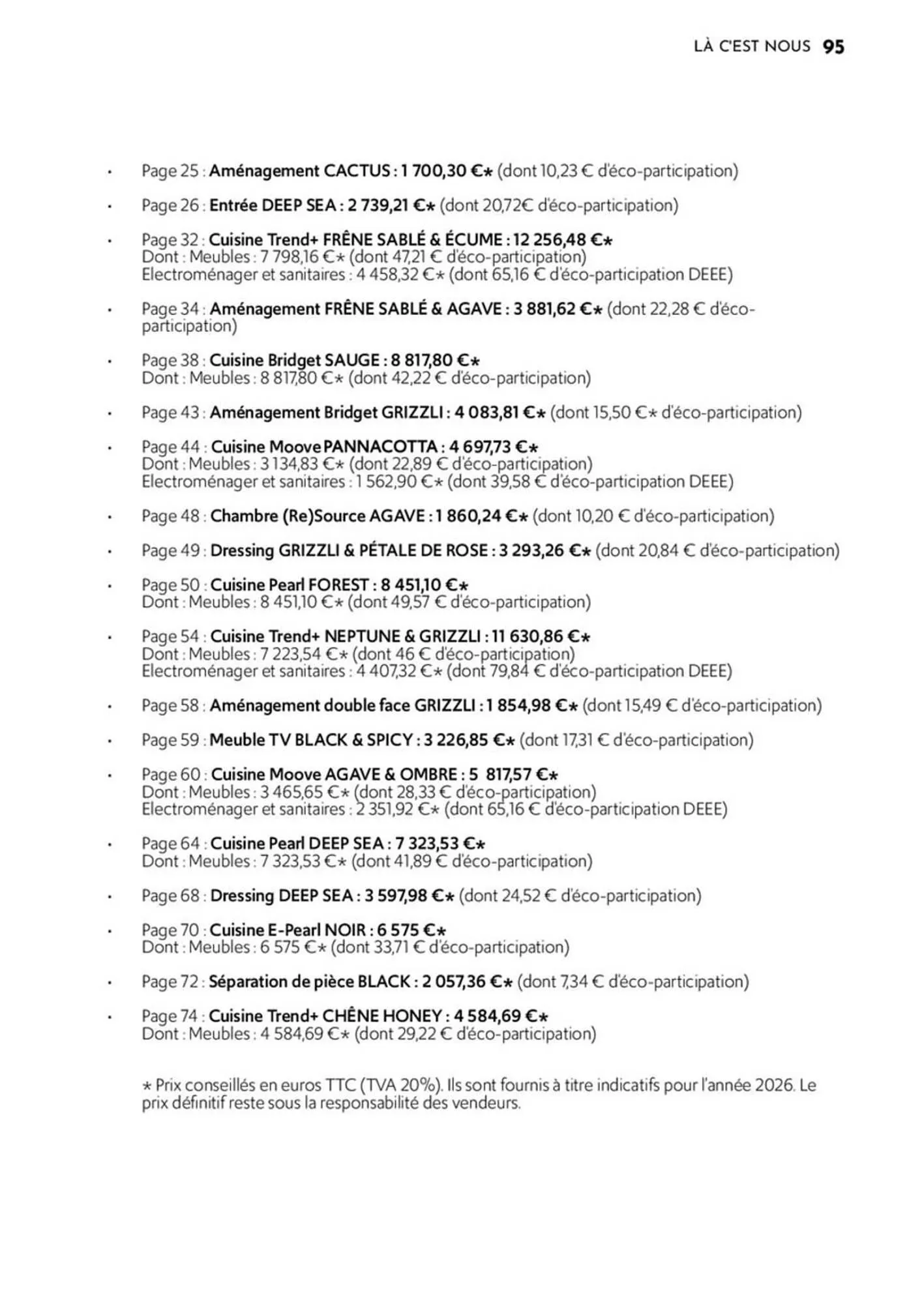 Catalogue Cuisinella du 3 décembre au 31 décembre 2026 - Catalogue page 97