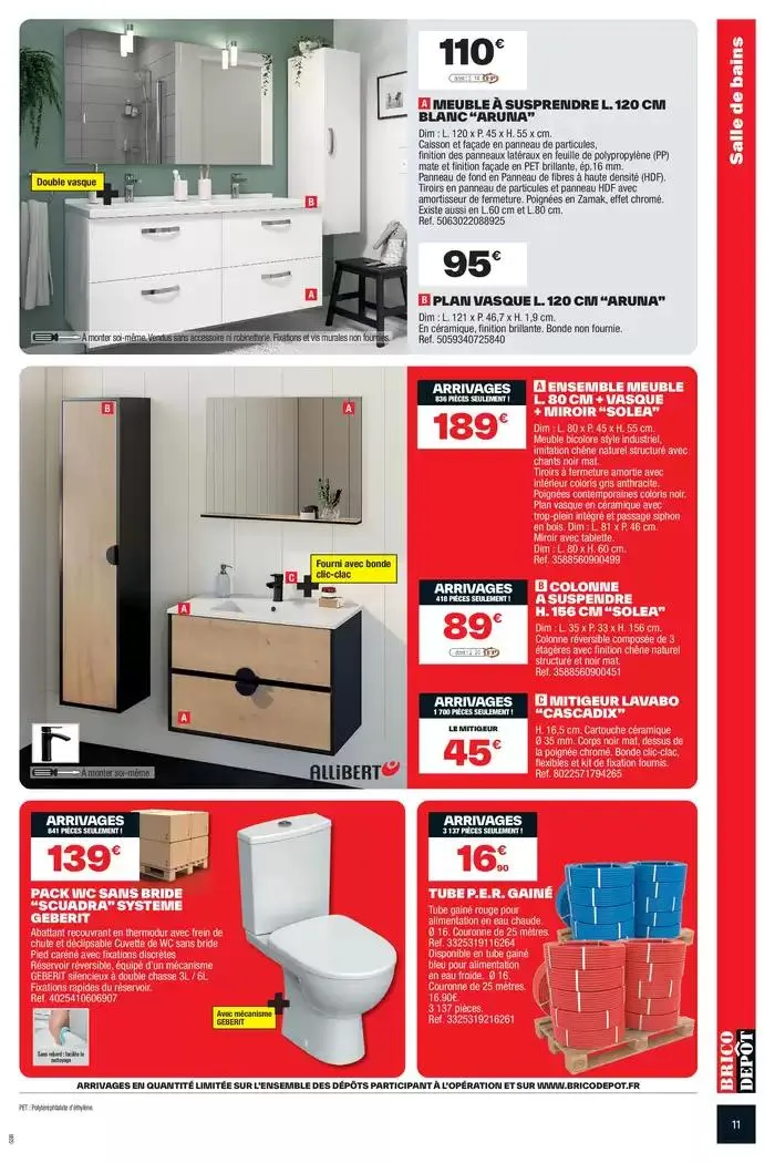 PRIX DÉPÔT du 14 mars au 27 mars 2025 - Catalogue page 11