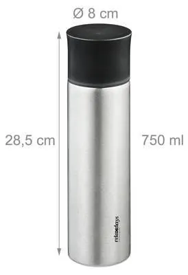 Gourde de 750 ml avec couvercle