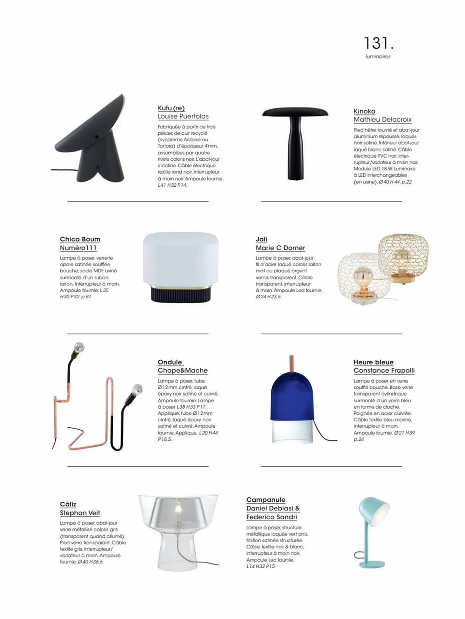 Catalogue Cinna du 5 janvier au 31 décembre 2023 - Catalogue page 131