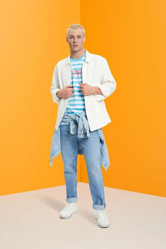 T-shirt rayé en coton