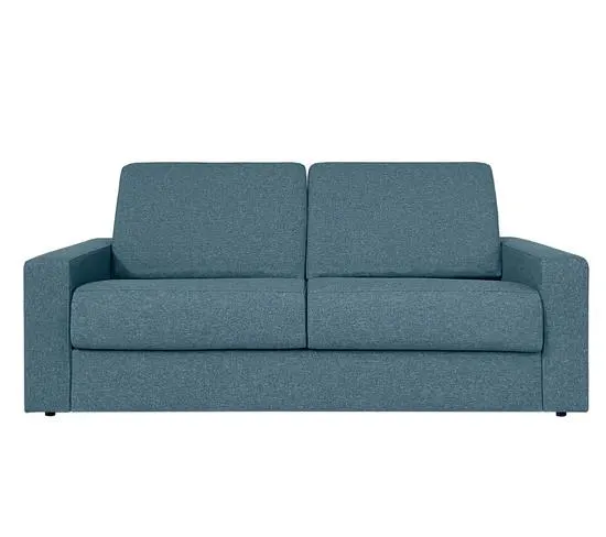 DIVA SALON Viggo Canapé Convertible 3 Places Bleu