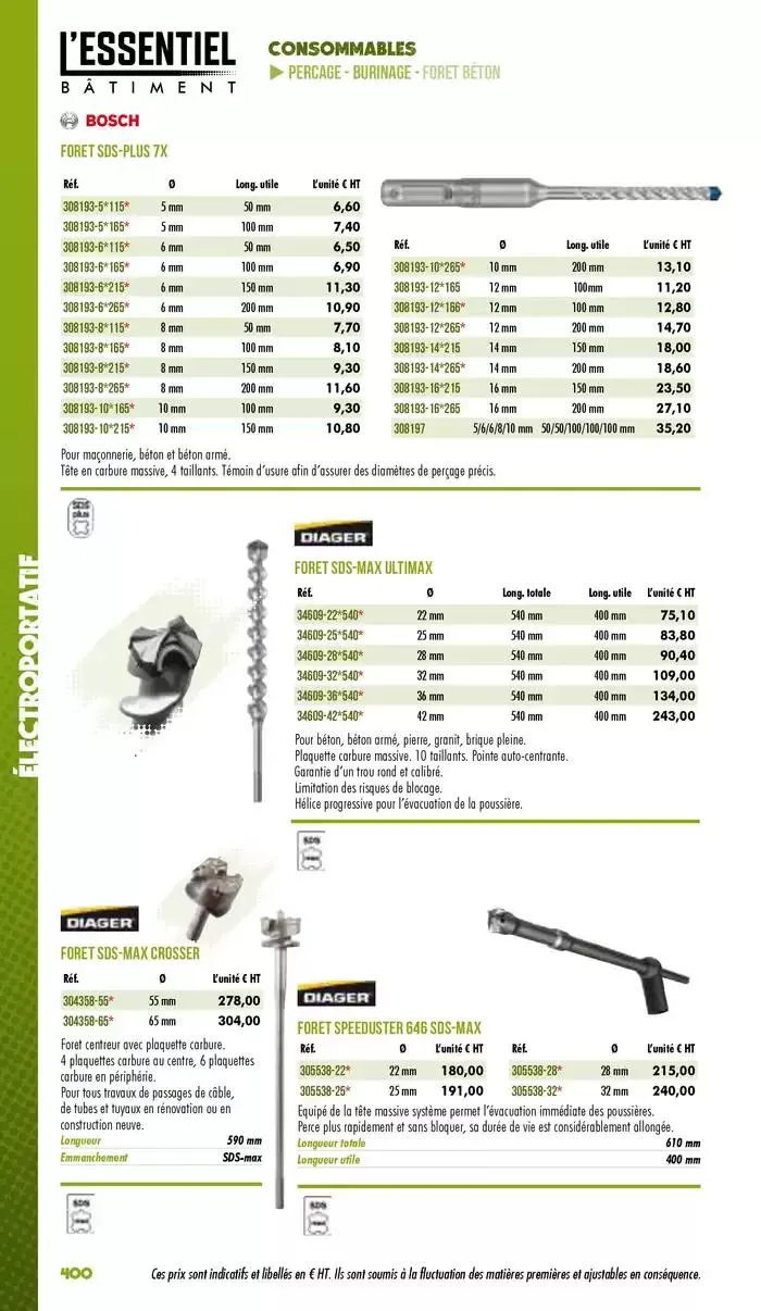 Essentiel Batiment 2025 du 3 janvier au 31 décembre 2025 - Catalogue page 402