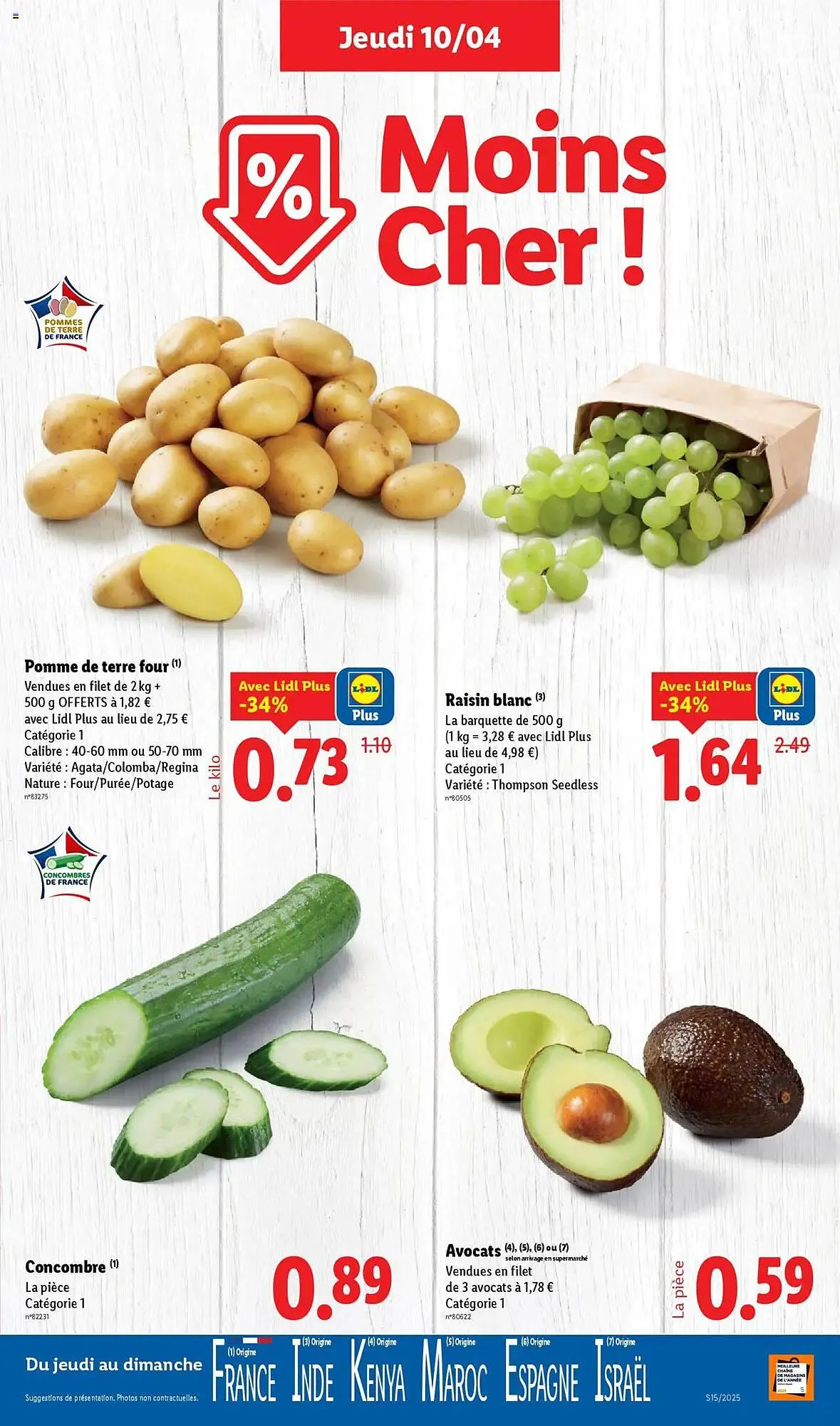 Catalogue Lidl du 10 avril au 16 avril 2025 - Catalogue page 5