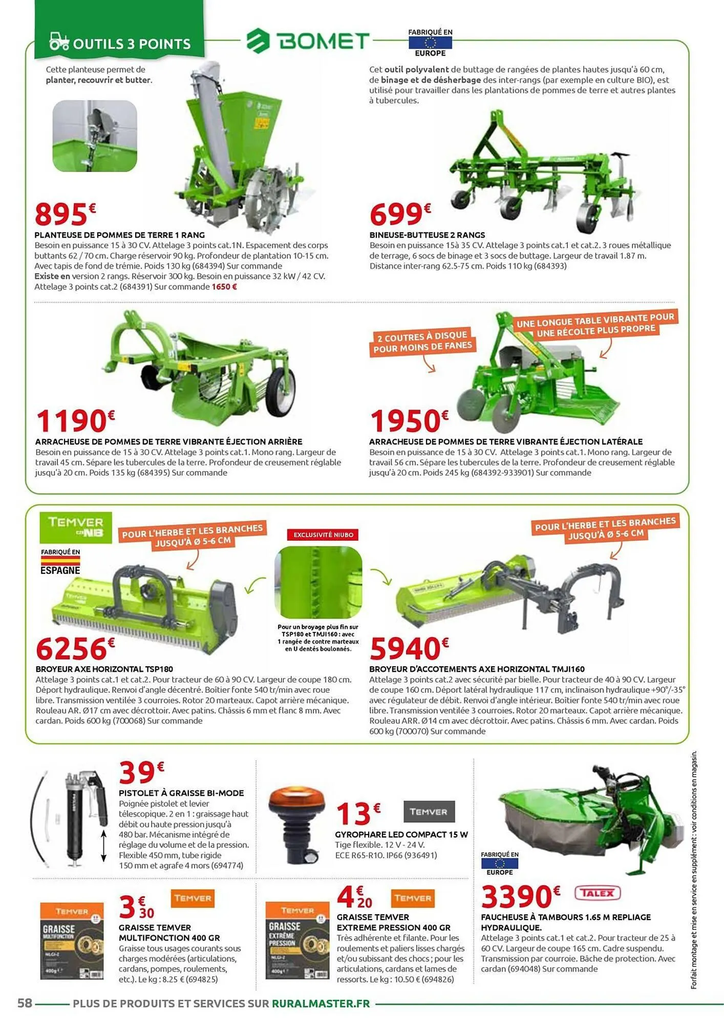 Catalogue Rural Master du 19 mars au 30 mai 2026 - Catalogue page 58