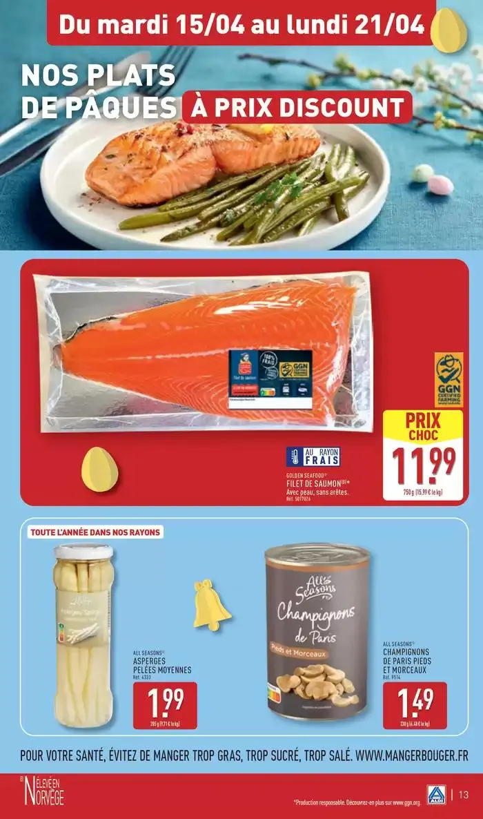 Arrivages de Pâques à prix discount du 15 avril au 21 avril 2025 - Catalogue page 16