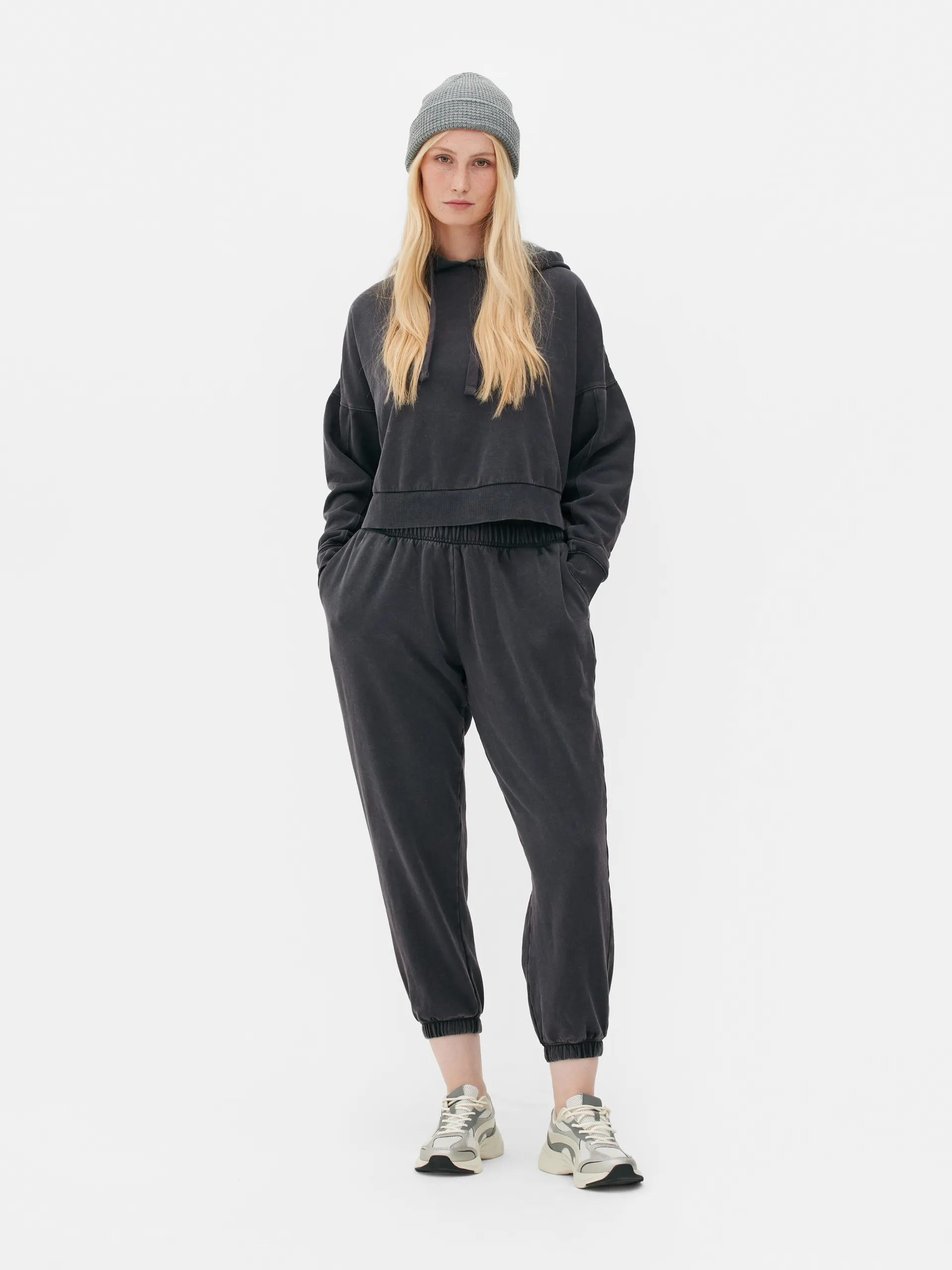 Bas de jogging délavé à l'acide The Edit