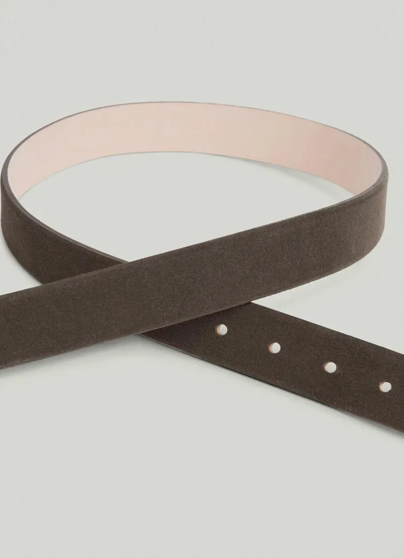 CEINTURE EN CUIR SUÈDE