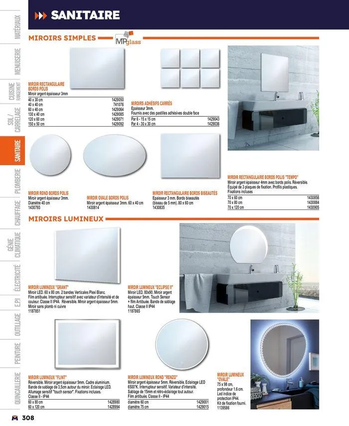 Guide produits 2024 du 15 mars au 31 décembre 2024 - Catalogue page 308