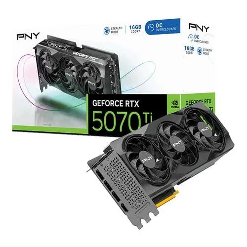 PNY RTX 5070Ti 16GB Overclocked Triple Fan V1