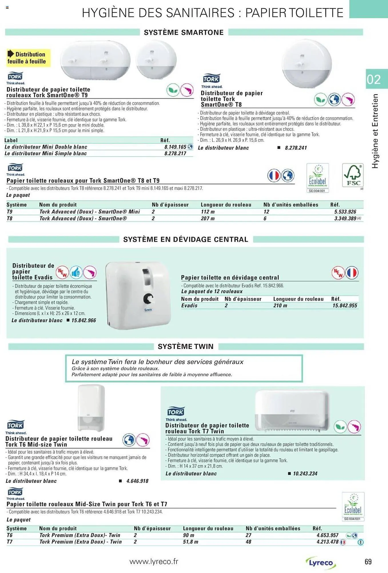Catalogue Lyreco du 15 mai au 31 décembre 2023 - Catalogue page 69