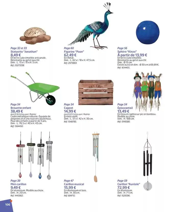 BARBEUC, SIESTE, PÉTANQUE PLACE À LA DÉTENTE du 27 février au 23 juin 2025 - Catalogue page 105