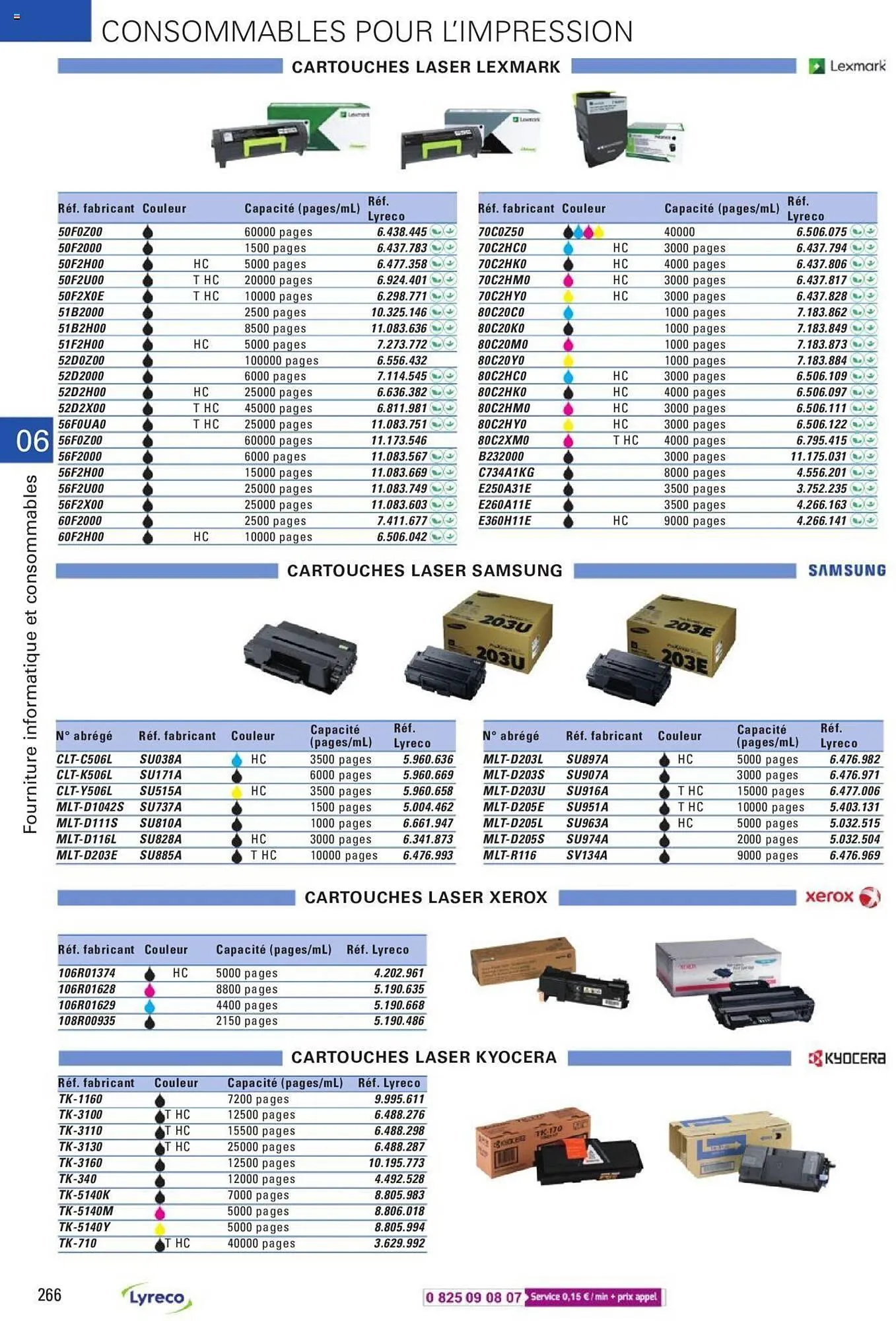 Catalogue Lyreco du 15 mai au 31 décembre 2023 - Catalogue page 266