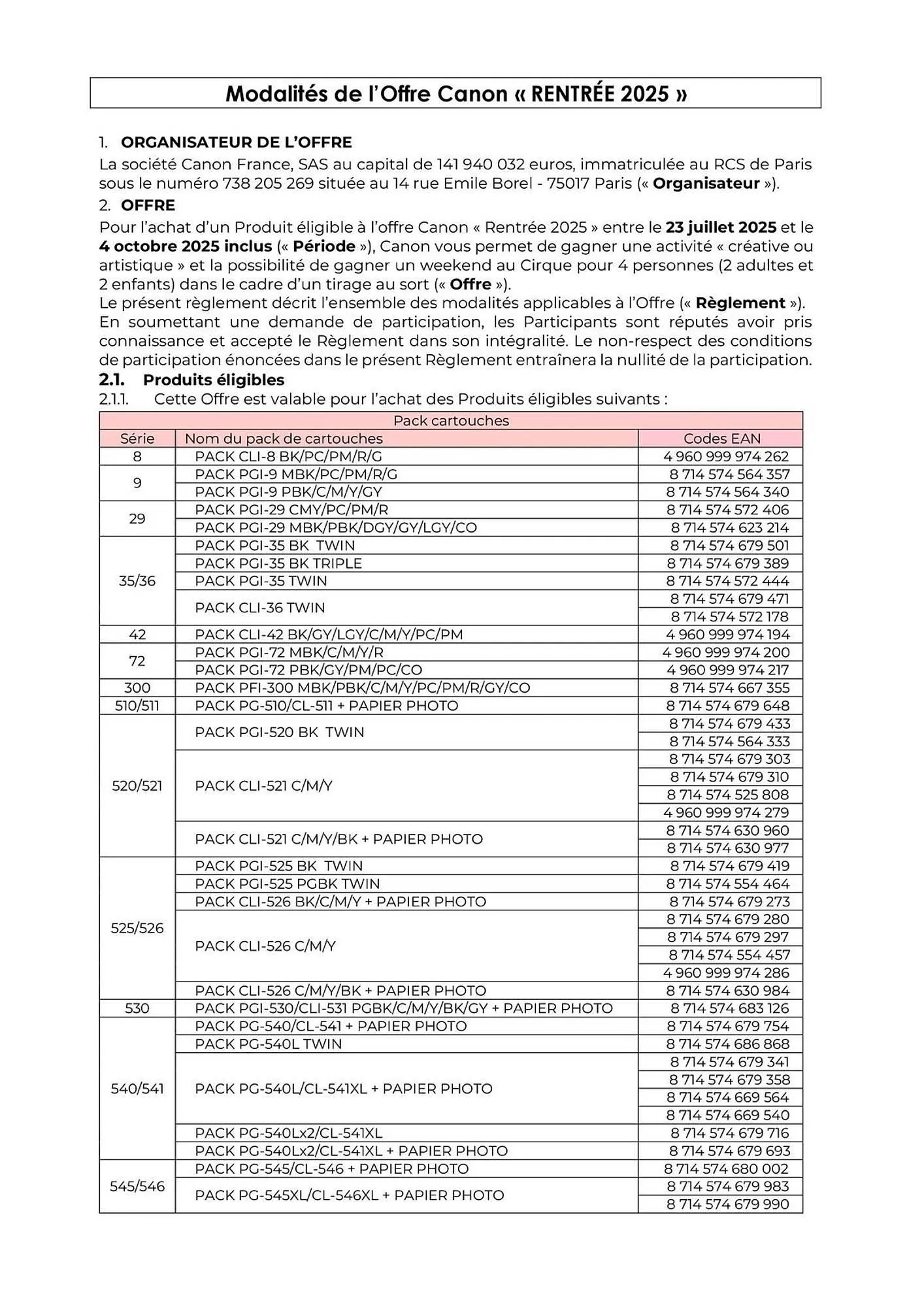 Catalogue MDA du 1 août au 4 octobre 2025 - Catalogue page 2