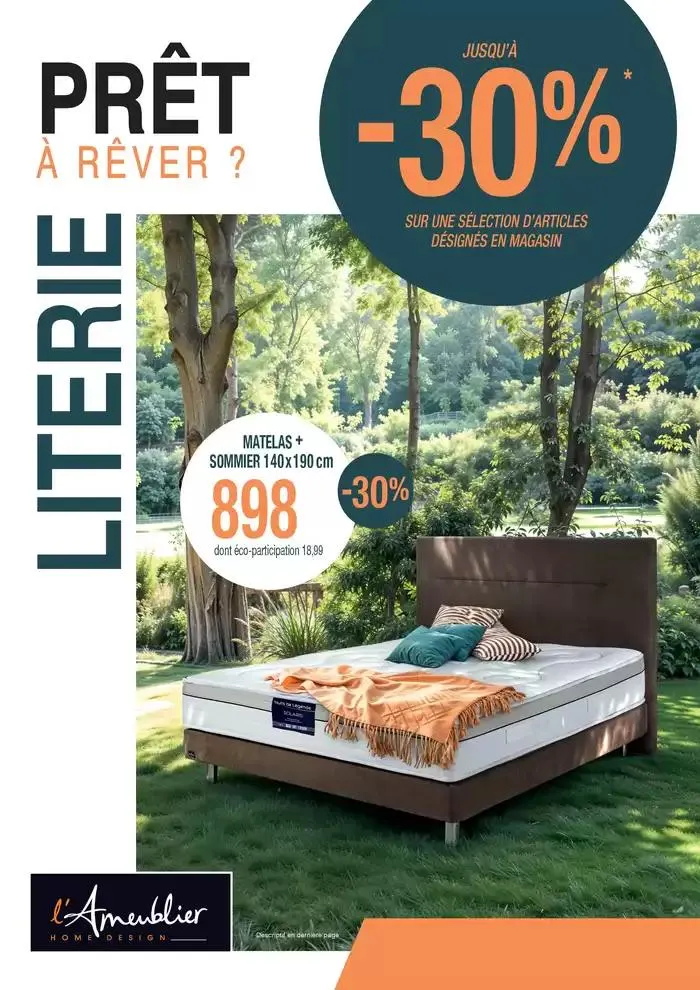 Jusqu'à -30% sur une sélectiond'articles désignés en magasin du 12 février au 15 mars 2025 - Catalogue page 1