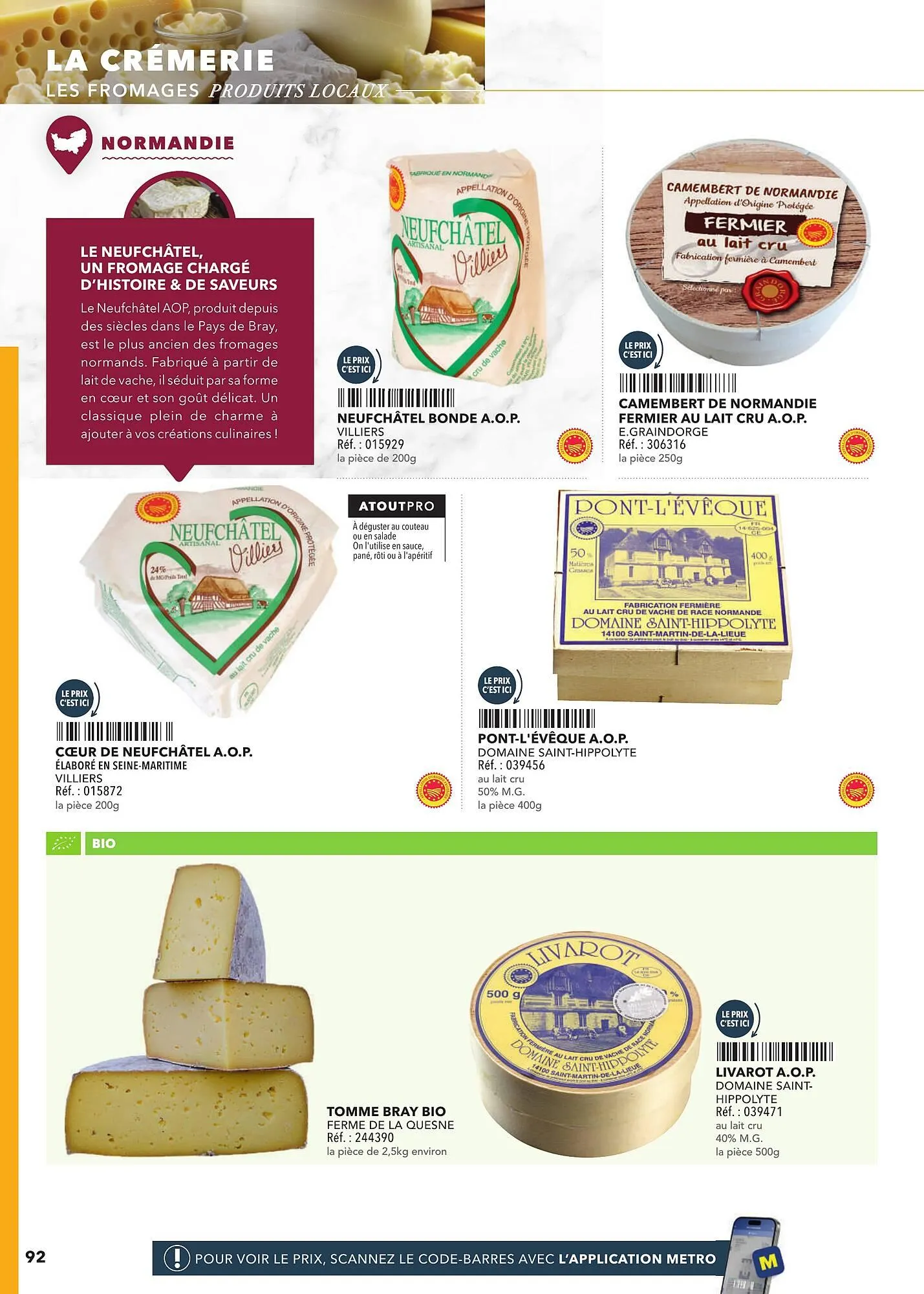 Catalogue METRO du 2 mars au 31 décembre 2025 - Catalogue page 92