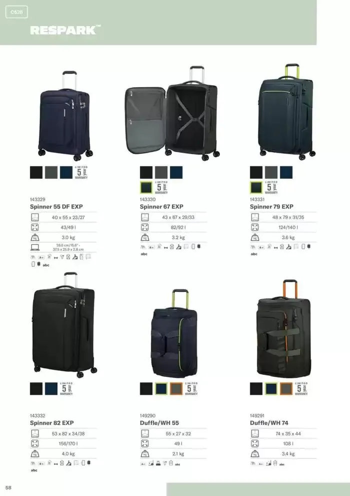Samsonite Product catalogue 2025 du 23 décembre au 31 décembre 2025 - Catalogue page 143