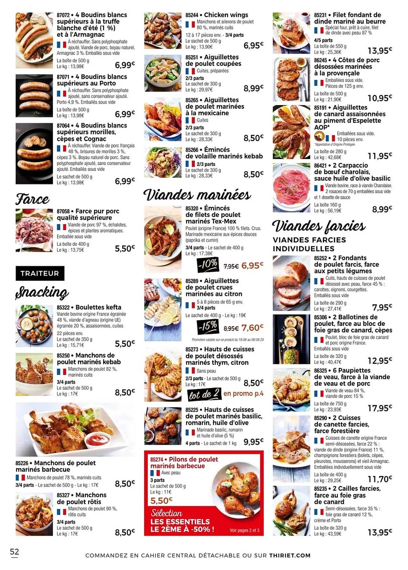 Catalogue Thiriet du 11 juillet au 6 août 2025 - Catalogue page 52