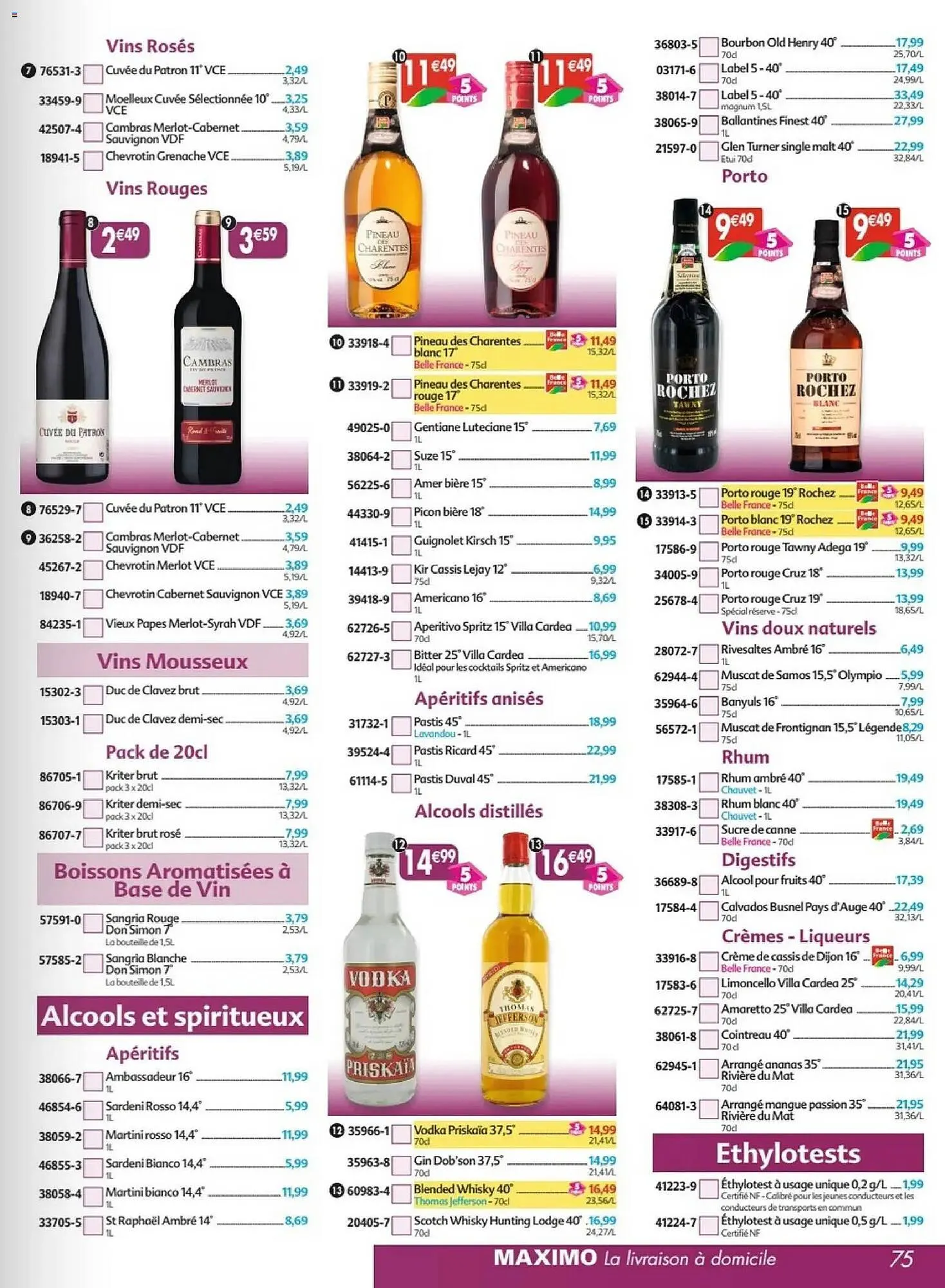 Catalogue Maximo du 24 décembre au 22 janvier 2026 - Catalogue page 75