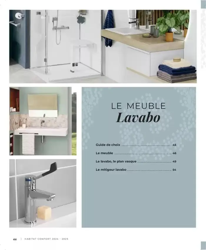 Cedeo Habitat confort du 1 octobre au 31 mai 2025 - Catalogue page 46