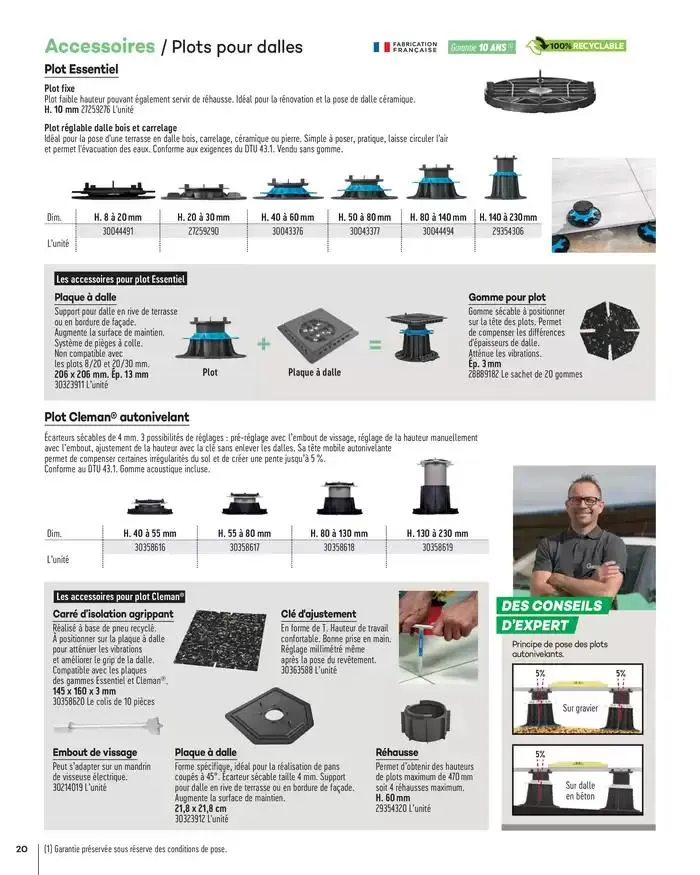 Aménagements Extérieurs 2025 du 1 janvier au 31 décembre 2025 - Catalogue page 20