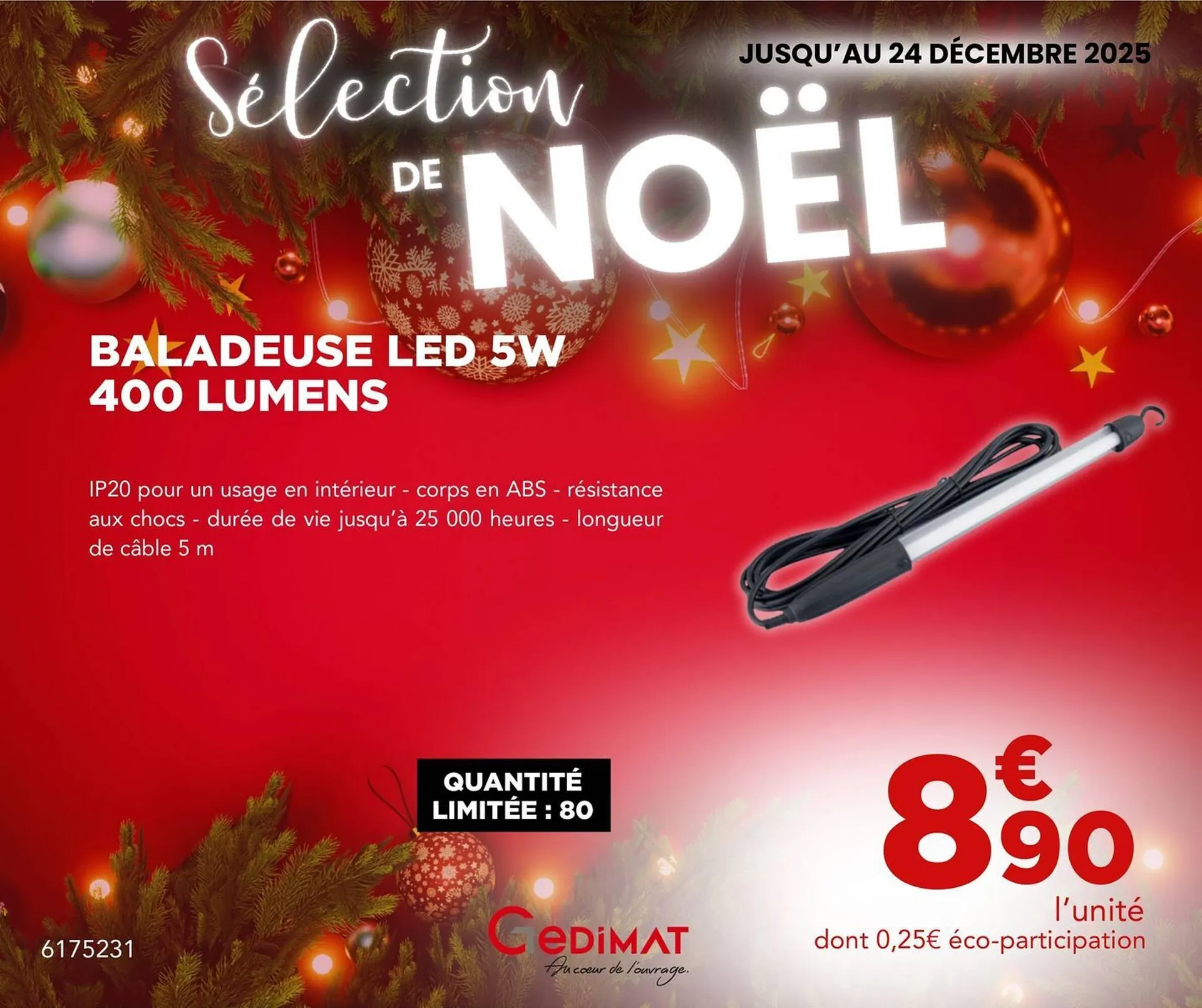 Catalogue Gedimat du 3 décembre au 24 décembre 2025 - Catalogue page 26