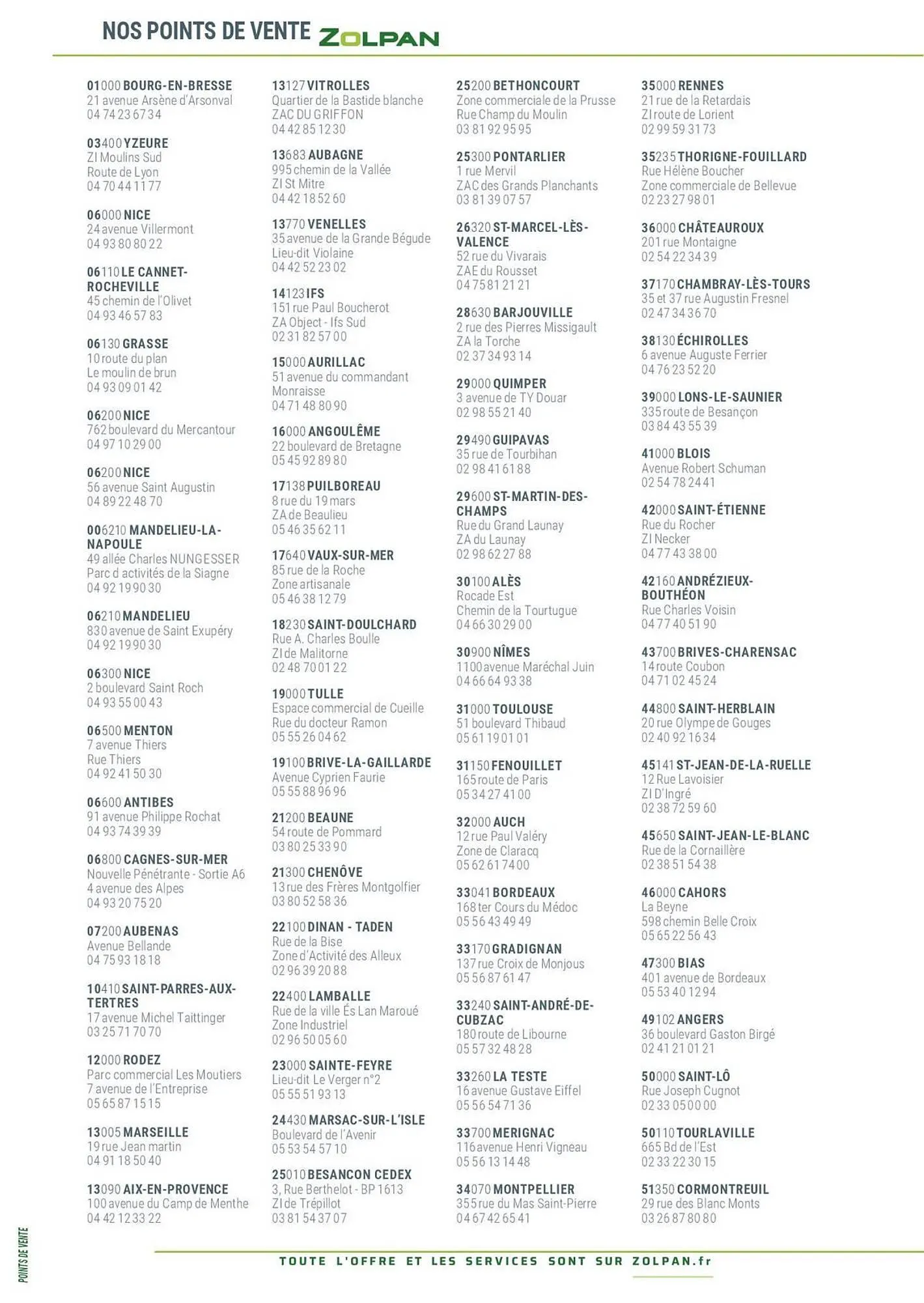 Catalogue Zolpan du 13 janvier au 31 décembre 2025 - Catalogue page 434