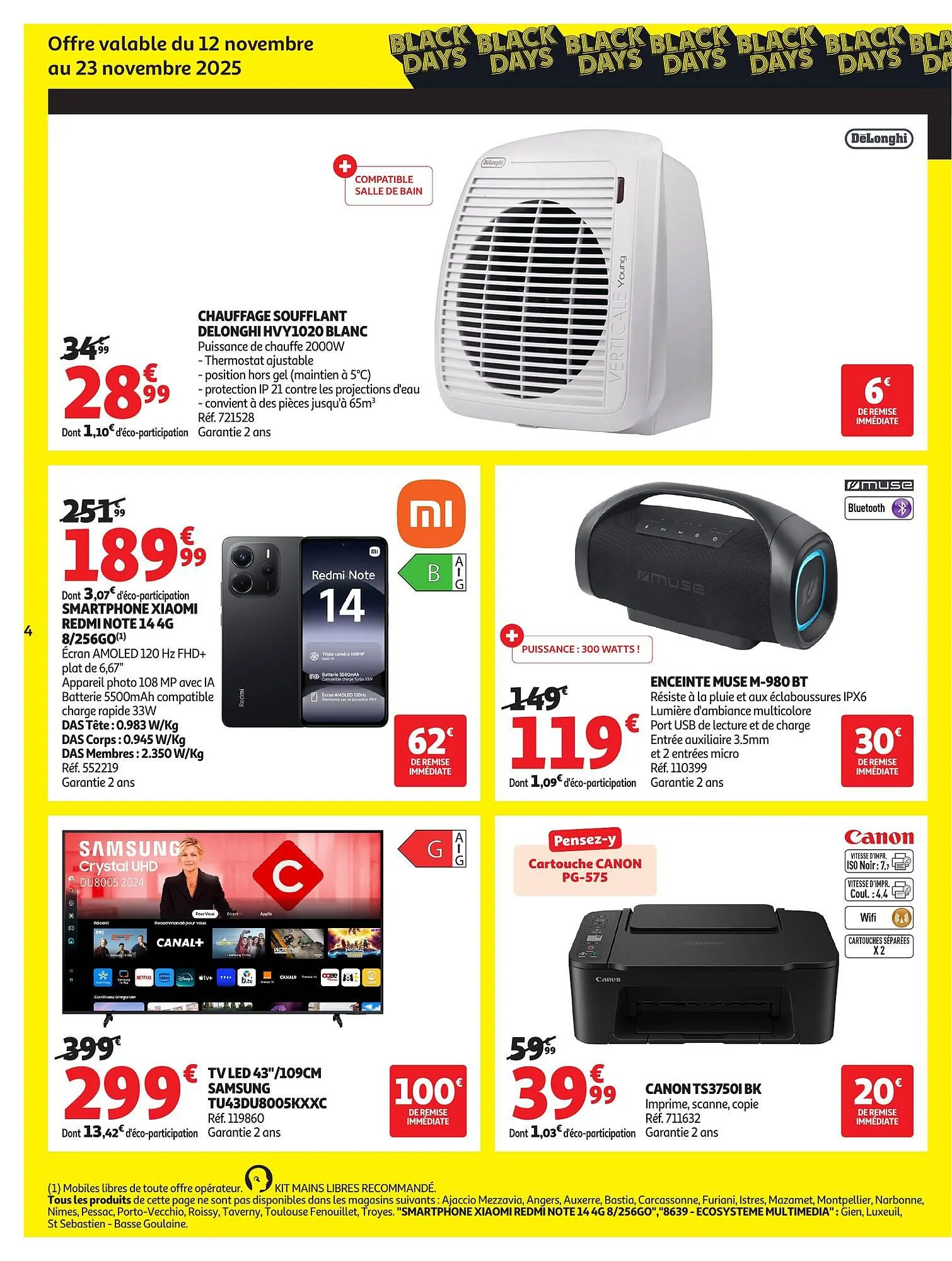 Catalogue Auchan du 4 novembre au 23 novembre 2025 - Catalogue page 4