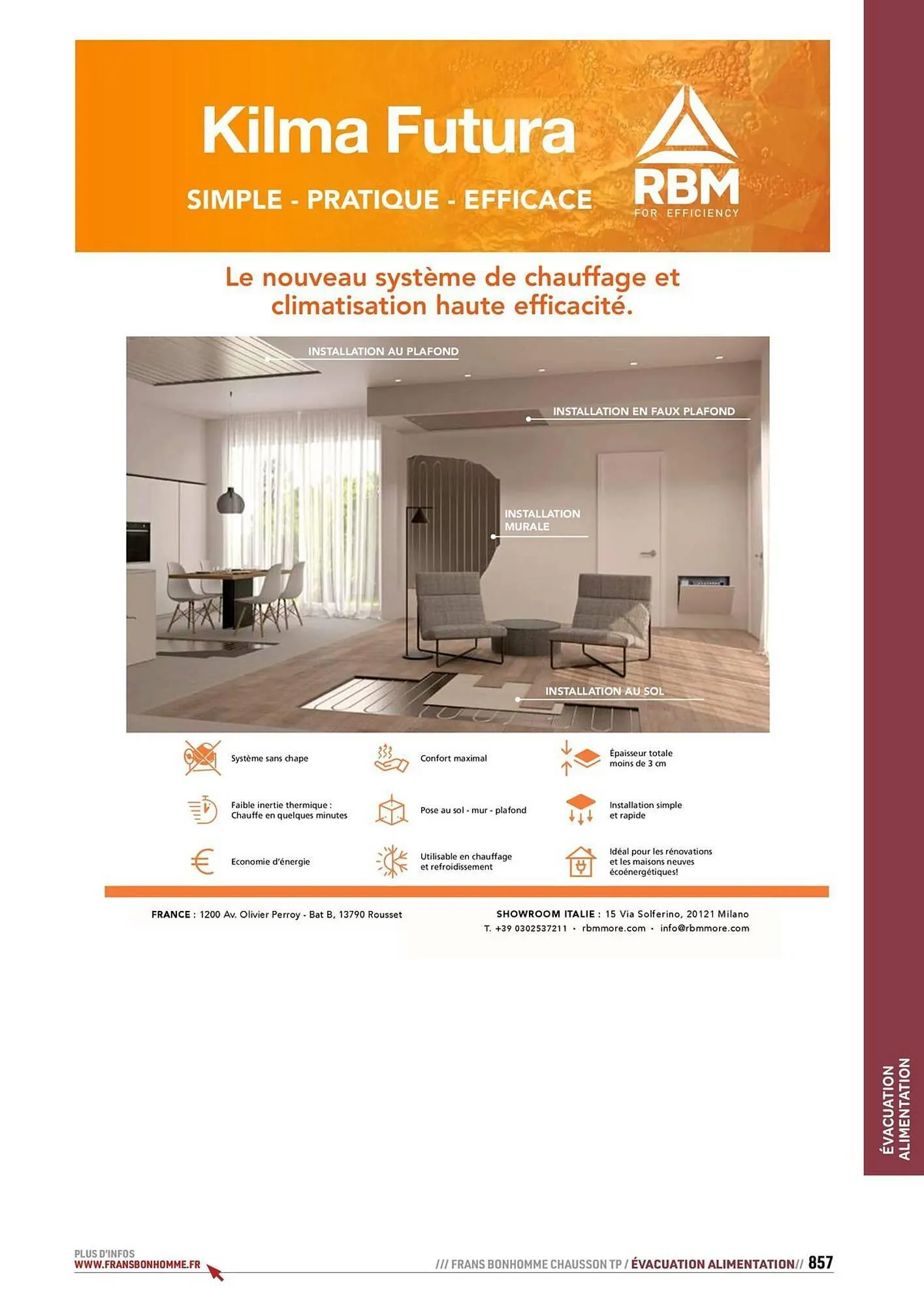 Catalogue Chausson Matériaux du 24 septembre au 31 décembre 2025 - Catalogue page 857
