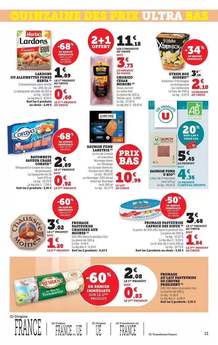 La Quinzaine Des Prix Ultra Bas du 12 mars au 23 mars 2025 - Catalogue page 11