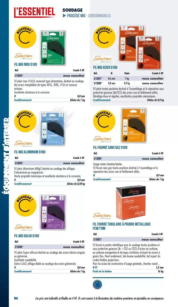 Essentiel Industrie 2025 du 3 janvier au 31 décembre 2025 - Catalogue page 88