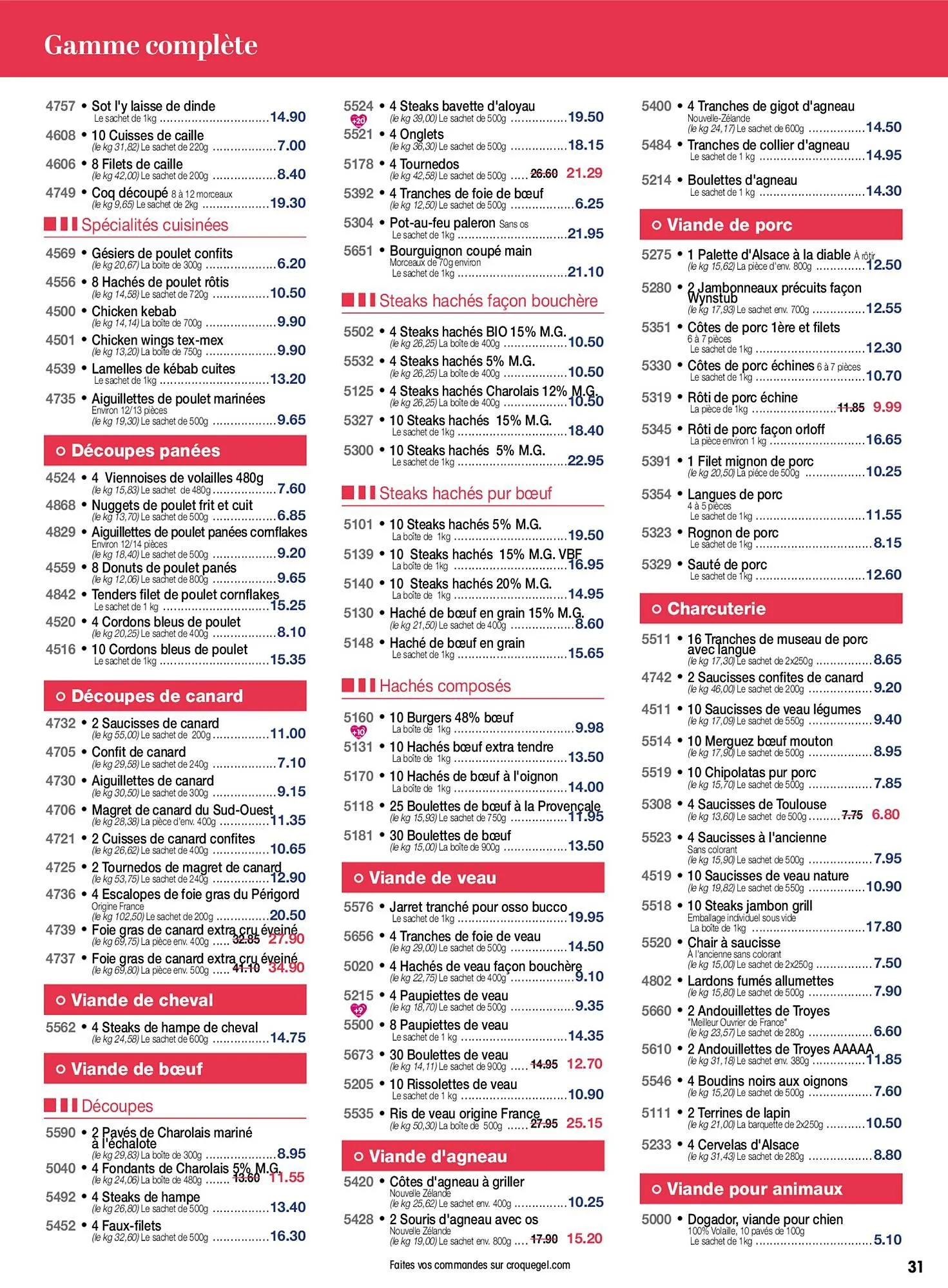 Catalogue Croque Gel du 2 mars au 2 avril 2026 - Catalogue page 31