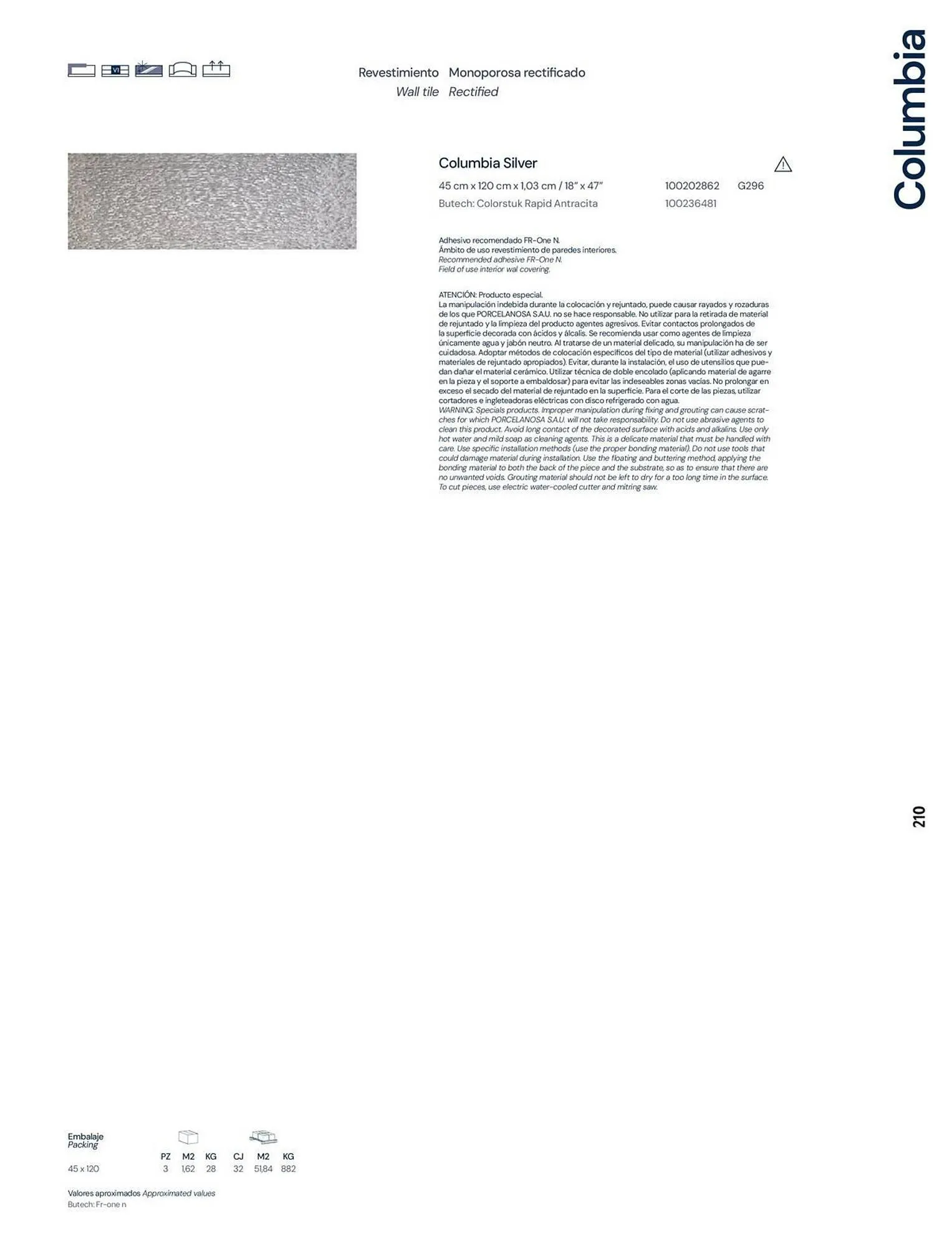 Catalogue Porcelanosa du 23 décembre au 31 décembre 2026 - Catalogue page 212