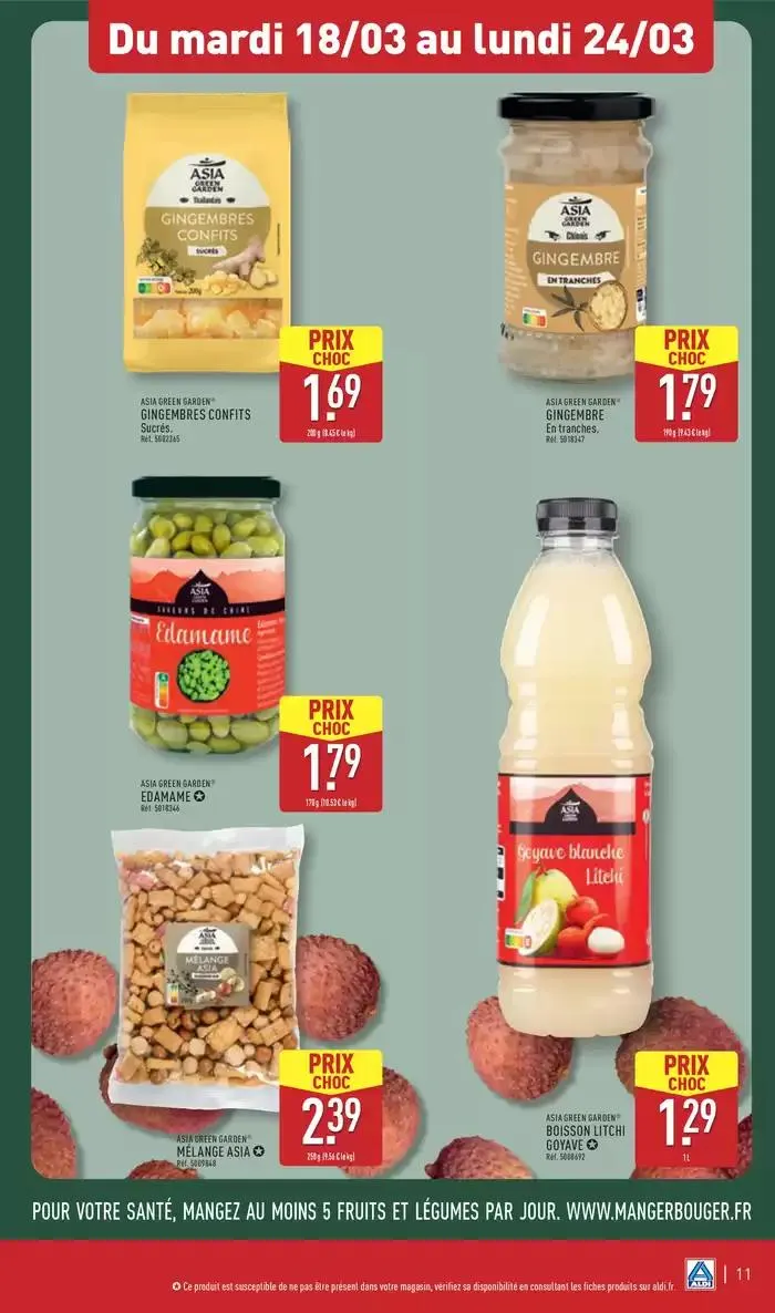 Arrivages marques Aldi à prix discount du 18 mars au 24 mars 2025 - Catalogue page 14