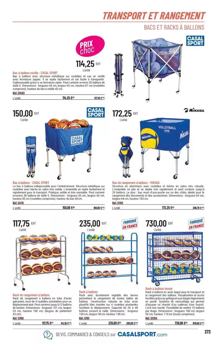 ÉQUIPEMENT SPORTIF du 6 mars au 31 décembre 2025 - Catalogue page 345