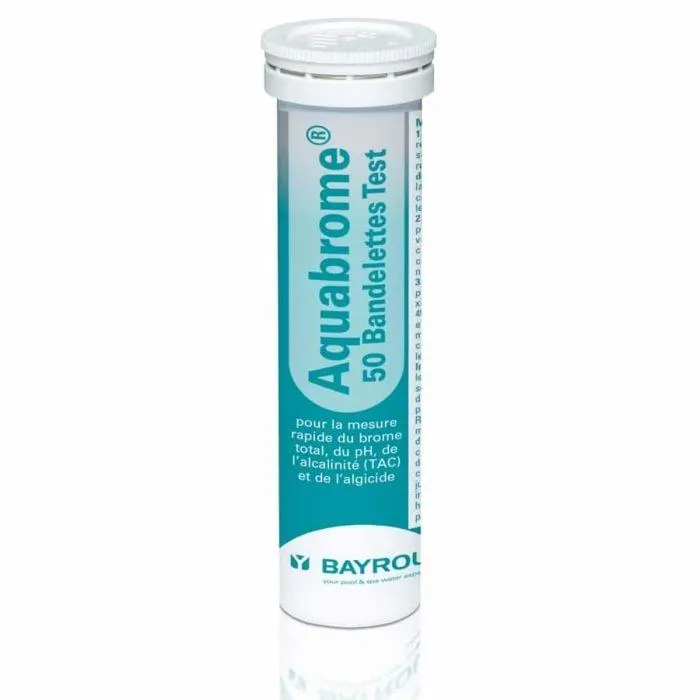 Bandelettes de test Aquabrome Quicktest BAYROL