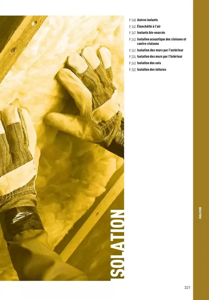 Matériaux 2025 du 1 janvier au 31 décembre 2025 - Catalogue page 321